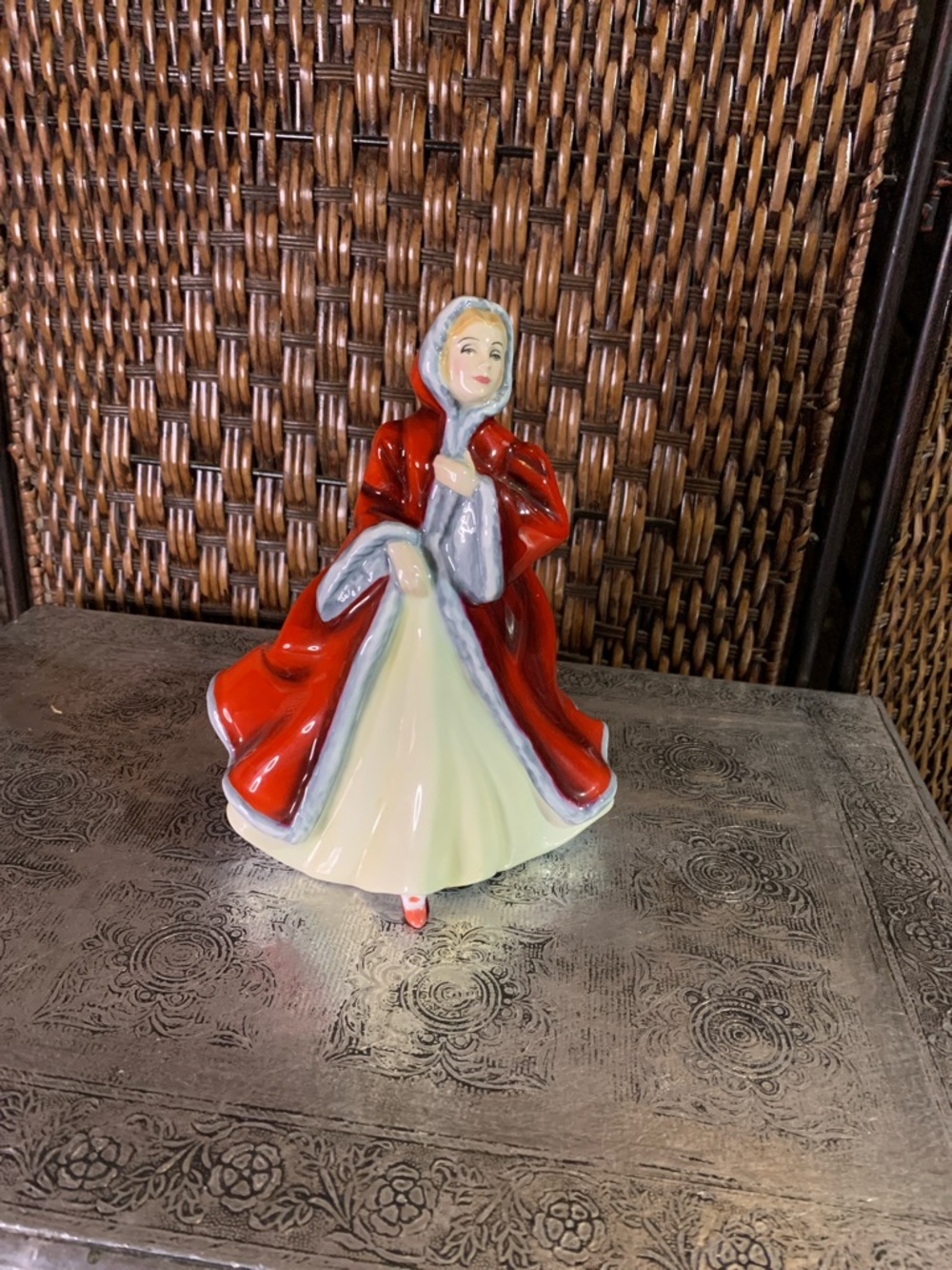 Vintage Royal Doulton Rachel Lady in Red Cape